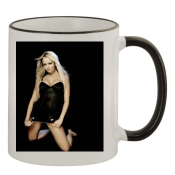 Jennifer Ellison 11oz Colored Rim & Handle Mug