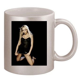 Jennifer Ellison 11oz Metallic Silver Mug