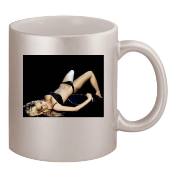 Jennifer Ellison 11oz Metallic Silver Mug