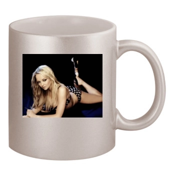 Jennifer Ellison 11oz Metallic Silver Mug