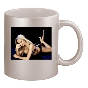 Jennifer Ellison 11oz Metallic Silver Mug