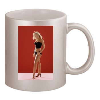 Jennifer Ellison 11oz Metallic Silver Mug