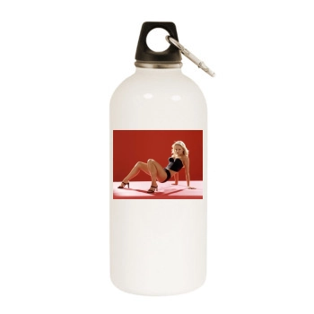 Jennifer Ellison White Water Bottle With Carabiner