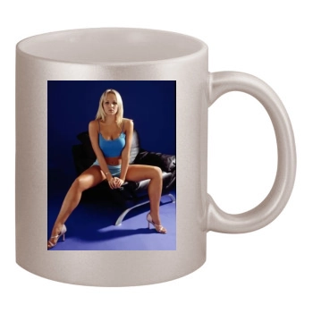 Jennifer Ellison 11oz Metallic Silver Mug