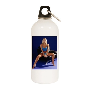 Jennifer Ellison White Water Bottle With Carabiner