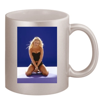 Jennifer Ellison 11oz Metallic Silver Mug