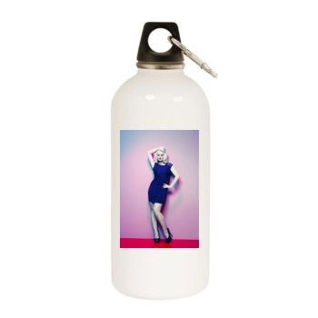 Jennifer Ellison White Water Bottle With Carabiner