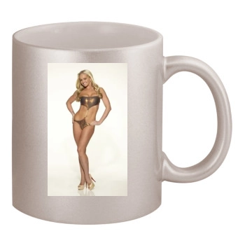 Jennifer Ellison 11oz Metallic Silver Mug