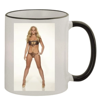 Jennifer Ellison 11oz Colored Rim & Handle Mug