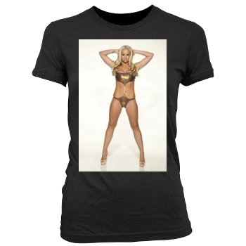 Jennifer Ellison Women's Junior Cut Crewneck T-Shirt