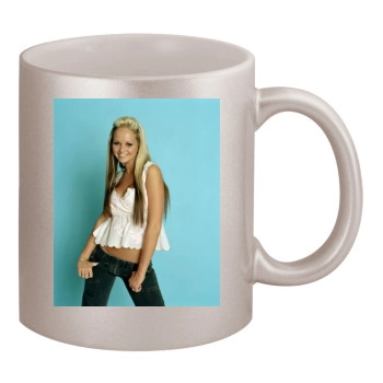 Jennifer Ellison 11oz Metallic Silver Mug