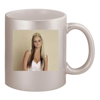 Jennifer Ellison 11oz Metallic Silver Mug