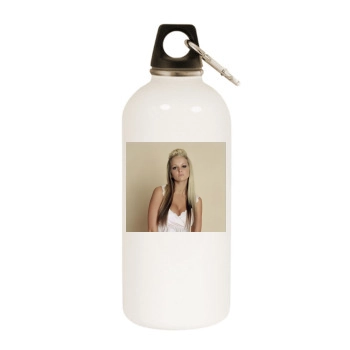 Jennifer Ellison White Water Bottle With Carabiner