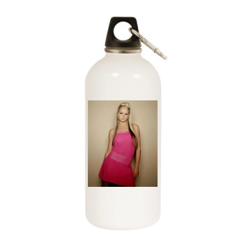 Jennifer Ellison White Water Bottle With Carabiner