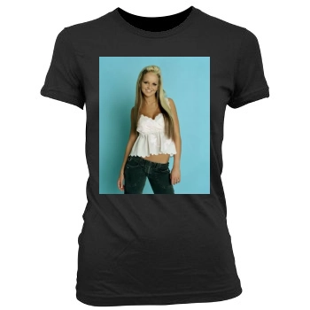 Jennifer Ellison Women's Junior Cut Crewneck T-Shirt