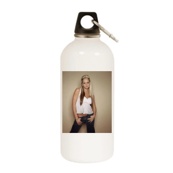 Jennifer Ellison White Water Bottle With Carabiner