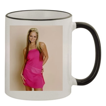 Jennifer Ellison 11oz Colored Rim & Handle Mug