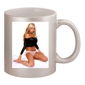 Jennifer Ellison 11oz Metallic Silver Mug