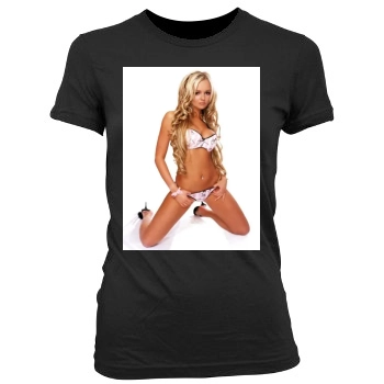 Jennifer Ellison Women's Junior Cut Crewneck T-Shirt