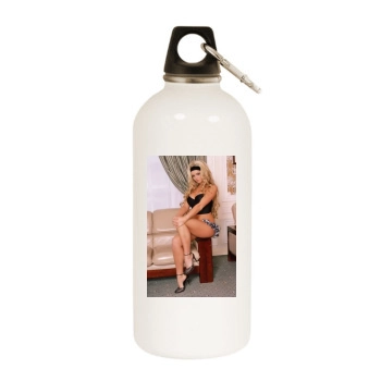 Jennifer Ellison White Water Bottle With Carabiner