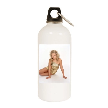 Jennifer Ellison White Water Bottle With Carabiner