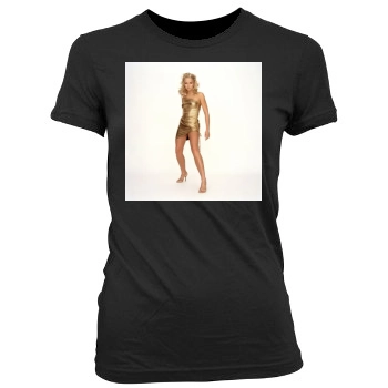 Jennifer Ellison Women's Junior Cut Crewneck T-Shirt