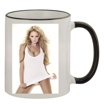 Jennifer Ellison 11oz Colored Rim & Handle Mug