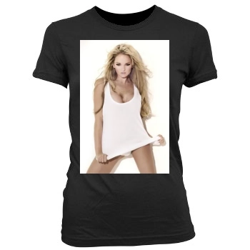 Jennifer Ellison Women's Junior Cut Crewneck T-Shirt