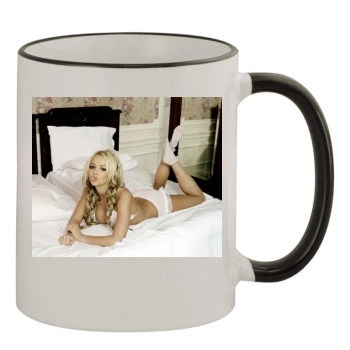 Jennifer Ellison 11oz Colored Rim & Handle Mug