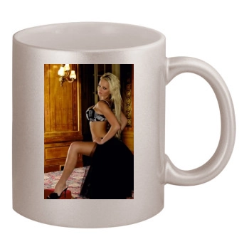 Jennifer Ellison 11oz Metallic Silver Mug