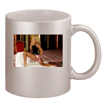 Jennifer Ellison 11oz Metallic Silver Mug