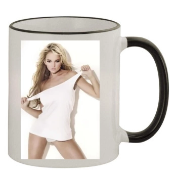 Jennifer Ellison 11oz Colored Rim & Handle Mug