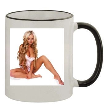 Jennifer Ellison 11oz Colored Rim & Handle Mug