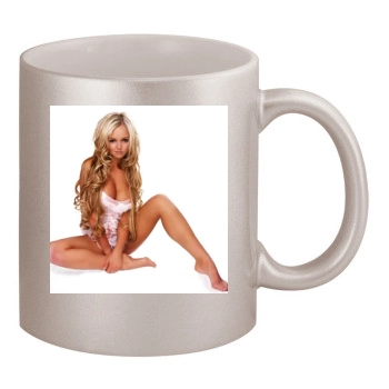 Jennifer Ellison 11oz Metallic Silver Mug