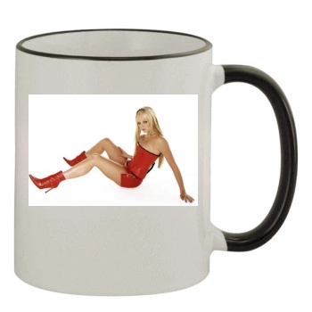 Jennifer Ellison 11oz Colored Rim & Handle Mug