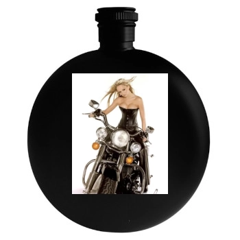 Jennifer Ellison Round Flask