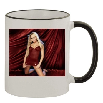 Jennifer Ellison 11oz Colored Rim & Handle Mug