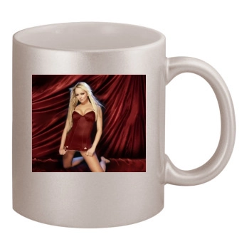 Jennifer Ellison 11oz Metallic Silver Mug