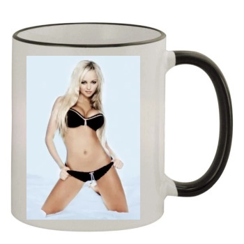 Jennifer Ellison 11oz Colored Rim & Handle Mug