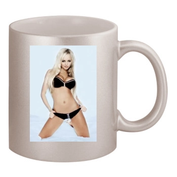 Jennifer Ellison 11oz Metallic Silver Mug