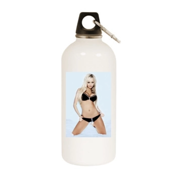 Jennifer Ellison White Water Bottle With Carabiner