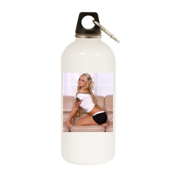 Jennifer Ellison White Water Bottle With Carabiner