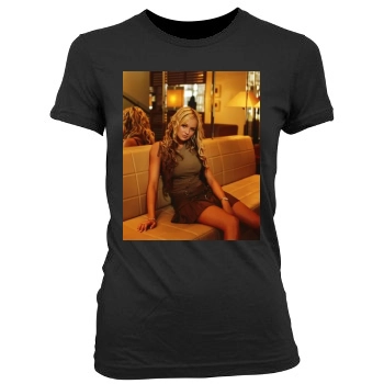 Jennifer Ellison Women's Junior Cut Crewneck T-Shirt