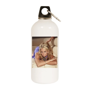 Jennifer Ellison White Water Bottle With Carabiner