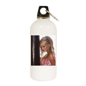 Jennifer Ellison White Water Bottle With Carabiner