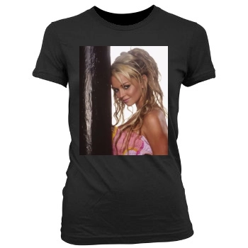 Jennifer Ellison Women's Junior Cut Crewneck T-Shirt