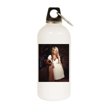 Jennifer Ellison White Water Bottle With Carabiner