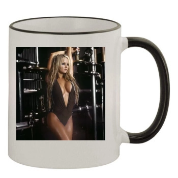 Jennifer Ellison 11oz Colored Rim & Handle Mug