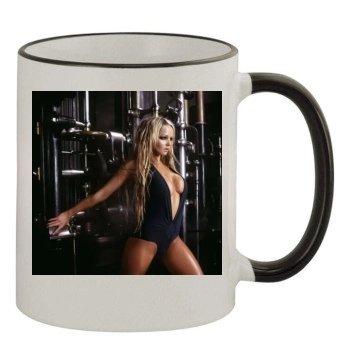 Jennifer Ellison 11oz Colored Rim & Handle Mug