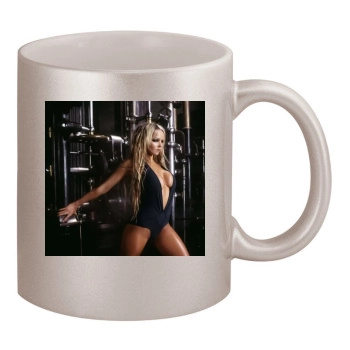 Jennifer Ellison 11oz Metallic Silver Mug